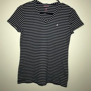 nautica authentic striped tee